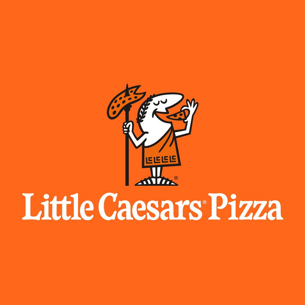 Vintage Little Caesars Pizza Advertising Spinning Sign (M319